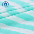 New Fashion Stripe Knitted Spun Polyester Jersey Slub Fabric for Shirt